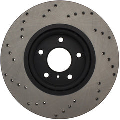 Stoptech - StopTech 08 - 09 Infiniti EX35 / 05 - 08 G35 / 09 G37 / 06 - 09 M35/M45 Drilled Left Front Rotor - Demon Performance
