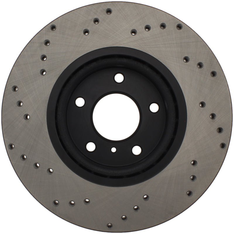 Stoptech - StopTech 08 - 09 Infiniti EX35 / 05 - 08 G35 / 09 G37 / 06 - 09 M35/M45 Drilled Left Front Rotor - Demon Performance