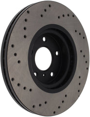 Stoptech - StopTech 08 - 09 Infiniti EX35 / 05 - 08 G35 / 09 G37 / 06 - 09 M35/M45 Drilled Left Front Rotor - Demon Performance