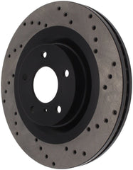 Stoptech - StopTech 08 - 09 Infiniti EX35 / 05 - 08 G35 / 09 G37 / 06 - 09 M35/M45 Drilled Left Front Rotor - Demon Performance