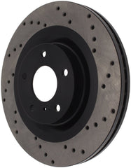 Stoptech - StopTech 08 - 09 Infiniti EX35 / 05 - 08 G35 / 09 G37 / 06 - 09 M35/M45 Drilled Left Front Rotor - Demon Performance
