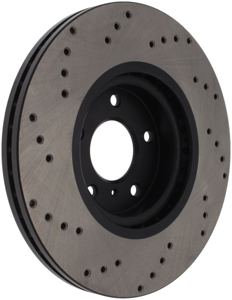 Stoptech - StopTech 08 - 09 Infiniti EX35 / 05 - 08 G35 / 09 G37 / 06 - 09 M35/M45 Drilled Right Front Rotor - Demon Performance