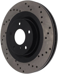 Stoptech - StopTech 08 - 09 Infiniti EX35 / 05 - 08 G35 / 09 G37 / 06 - 09 M35/M45 Drilled Right Front Rotor - Demon Performance