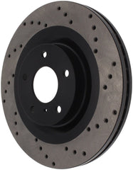 Stoptech - StopTech 08 - 09 Infiniti EX35 / 05 - 08 G35 / 09 G37 / 06 - 09 M35/M45 Drilled Right Front Rotor - Demon Performance
