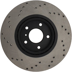 Stoptech - StopTech 08 - 09 Infiniti EX35 / 05 - 08 G35 / 09 G37 / 06 - 09 M35/M45 Drilled Right Front Rotor - Demon Performance