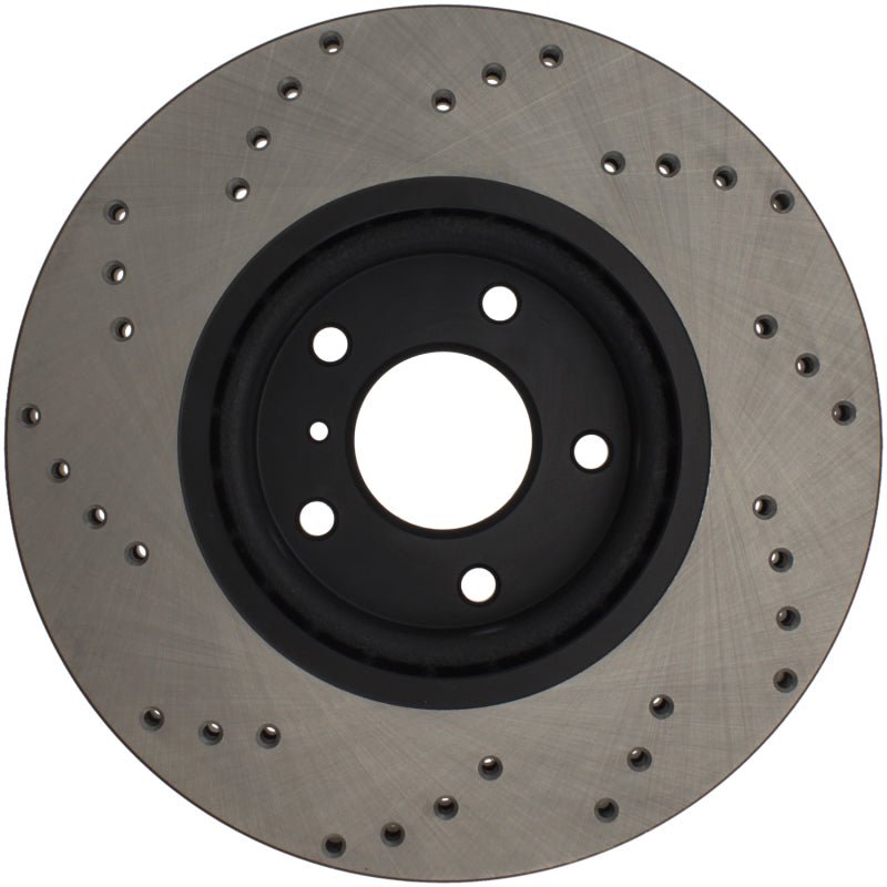 Stoptech - StopTech 08 - 09 Infiniti EX35 / 05 - 08 G35 / 09 G37 / 06 - 09 M35/M45 Drilled Right Front Rotor - Demon Performance