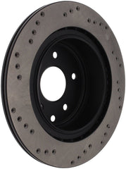 Stoptech - StopTech 08 - 09 Infiniti EX35 / 05 - 08 G35 / 09 G37 / 06 - 09 M35/M45 Drilled Right Rear Rotor - Demon Performance