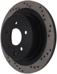 Stoptech - StopTech 08 - 09 Infiniti EX35 / 05 - 08 G35 / 09 G37 / 06 - 09 M35/M45 Drilled Right Rear Rotor - Demon Performance