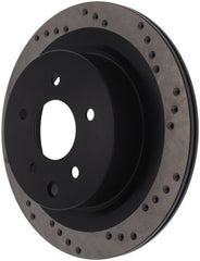 Stoptech - StopTech 08 - 09 Infiniti EX35 / 05 - 08 G35 / 09 G37 / 06 - 09 M35/M45 Drilled Right Rear Rotor - Demon Performance