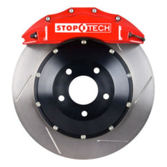 Stoptech - StopTech 08 - 10 Porsche Cayman S BBK Front ST - 60 Red Calipers 355x32 Slotted Rotors - Demon Performance
