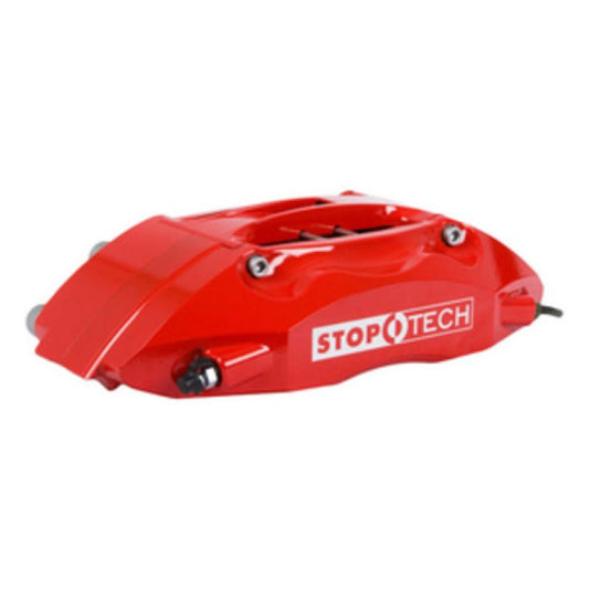 Stoptech - StopTech 08 - 10 Porsche Cayman S BBK Rear ST - 40 Red Calipers 332x32 Slotted Rotors - Demon Performance