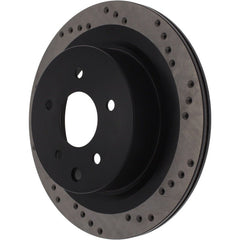 Stoptech - StopTech 08 - 12 Infiniti EX35 Cryo Drilled Sport Rear Right Rotor - Demon Performance