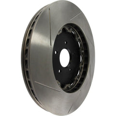 Stoptech - StopTech 09 - 11 Nissan GT - R Front Left Slotted Bare Iron 380x34mm Aero - Rotor Kit - Demon Performance