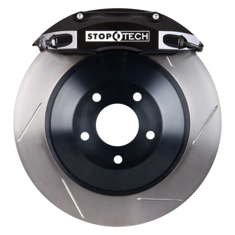 Stoptech - StopTech 09 - 13 Dodge Challenger Rear BBK w/ Black ST - 40 Calipers Slotted Rotors - Demon Performance