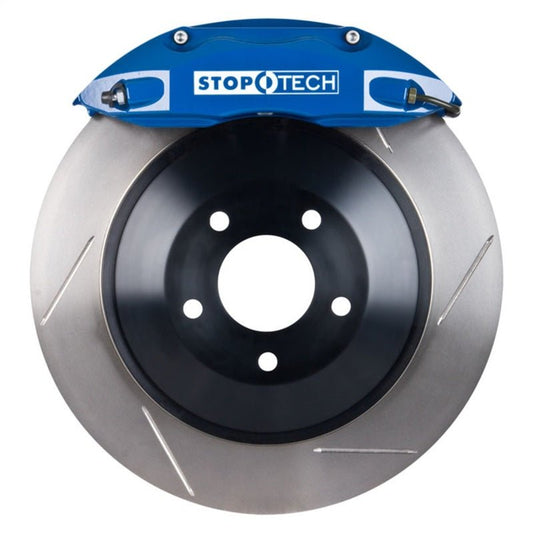 Stoptech - StopTech 09 - 15 Dodge Challenger R/T 350 Rear 1PC Touring BBK w/Blue ST - 40 Caliper - Demon Performance