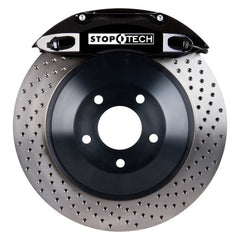 Stoptech - StopTech 09 Dodge Challenger R/T 350 Rear 1PC Touring BBK w/ Black ST - 40 Caliper Drilled Rotors - Demon Performance