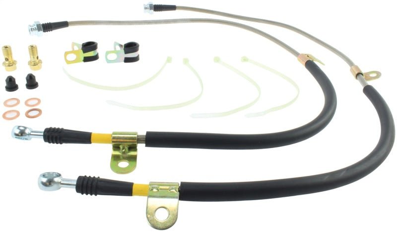 Stoptech - StopTech 09+ Nissan GTR Stainless Steel Front Brake Lines - Demon Performance