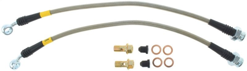 Stoptech - StopTech 09+ Nissan GTR Stainless Steel Rear Brake Lines - Demon Performance