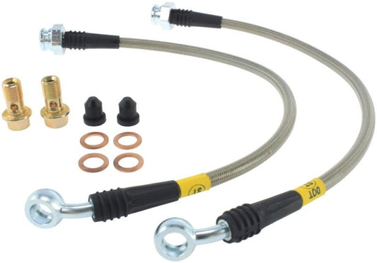 Stoptech - StopTech 09+ Nissan GTR Stainless Steel Rear Brake Lines - Demon Performance