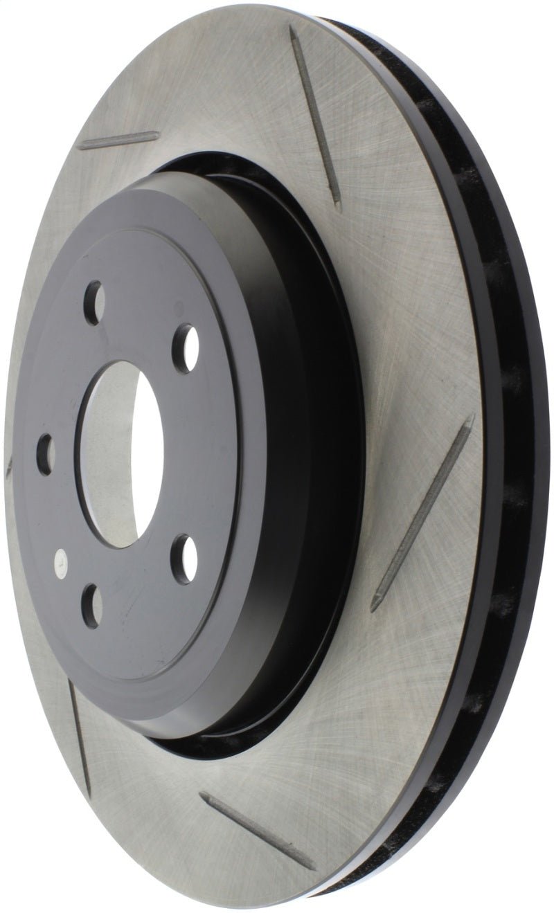 Stoptech - StopTech 12 - 13 Jeep SRT8 Rear Left Slotted Sport Brake Rotor - Demon Performance