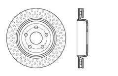 Stoptech - StopTech 12 - 15 Jeep Cherokee SRT8 Sport Slotted & Drilled Rear Passenger Side Rotor - Demon Performance