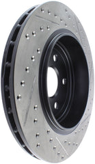 Stoptech - StopTech 12 - 15 Jeep Cherokee SRT8 Sport Slotted & Drilled Rear Passenger Side Rotor - Demon Performance