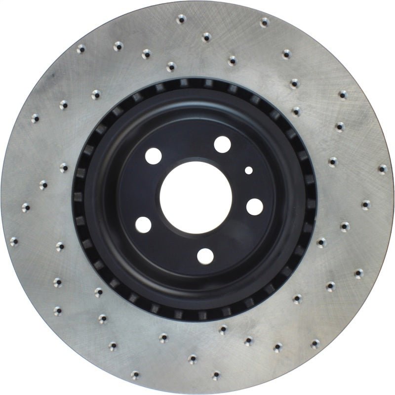Stoptech - StopTech 12 Audi A6 Quattro/11 - 12 A7 Quattro/13 Q5/7 - 11/13 S4/12 S5 Front Right Drilled Cryo Rotor - Demon Performance