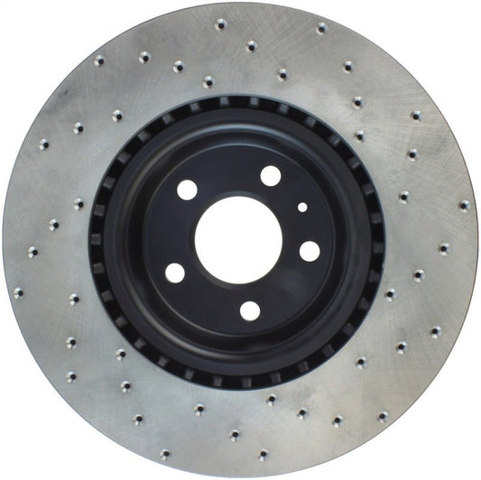 Stoptech - StopTech 12 Audi A6 Quattro/11 - 12 A7 Quattro/13 Q5/7 - 11/13 S4/12 S5 Front Right Drilled Rotor - Demon Performance