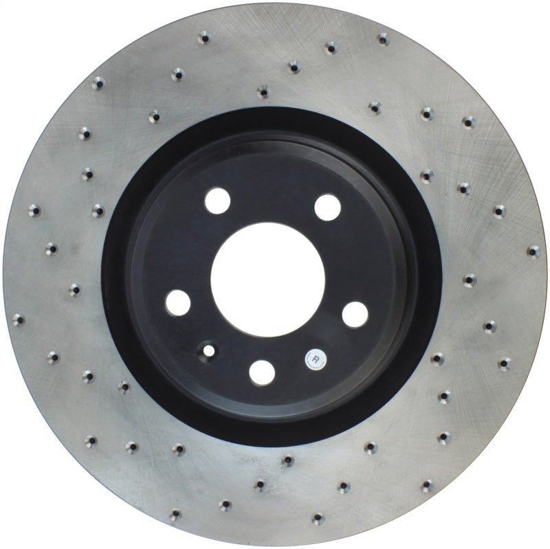 Stoptech - StopTech 12 Audi A6 Quattro/11 - 12 A7 Quattro/13 Q5/7 - 11/13 S4/12 S5 Front Right Drilled Rotor - Demon Performance