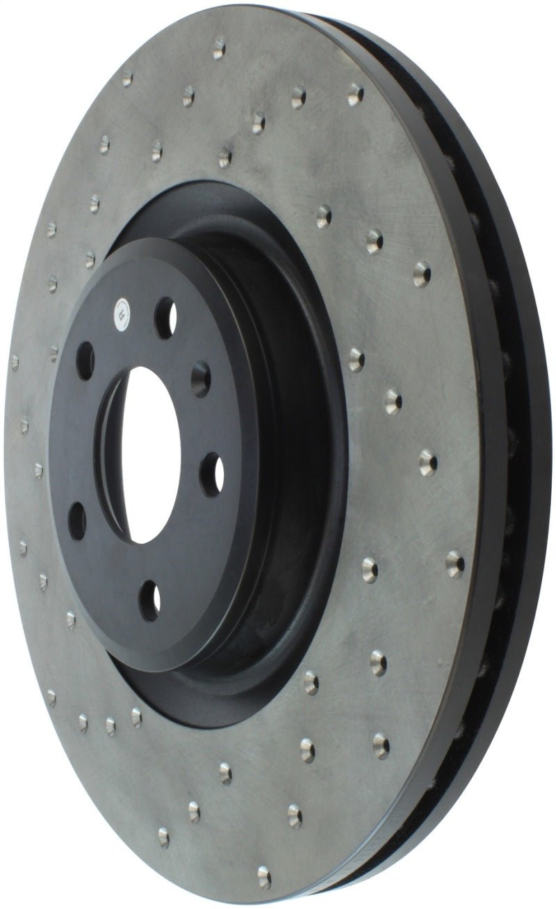 Stoptech - StopTech 12 Audi A6 Quattro/11 - 12 A7 Quattro/13 Q5/7 - 11/13 S4/12 S5 Front Right Drilled Rotor - Demon Performance