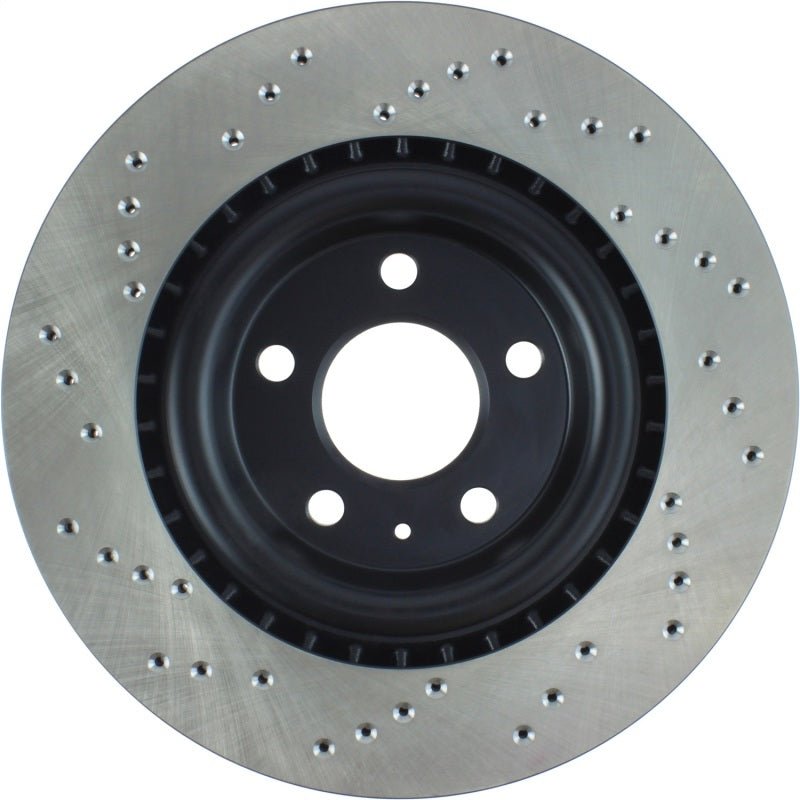 Stoptech - StopTech 12 Audi A6 Quattro/11 - 12 A7 Quattro/13 Q5/7 - 11/13 S4/12 S5 Rear Left Drilled Cryo Rotor - Demon Performance