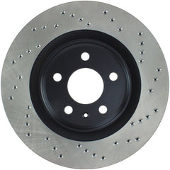 Stoptech - StopTech 12 Audi S4 Rear Left Drilled Rotor - Demon Performance