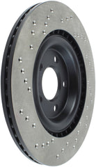 Stoptech - StopTech 12 Audi S4 Rear Left Drilled Rotor - Demon Performance
