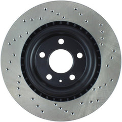 Stoptech - StopTech 12 Audi S4 Rear Right Drilled Rotor - Demon Performance
