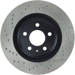 Stoptech - StopTech 12 Audi S4 Rear Right Drilled Rotor - Demon Performance
