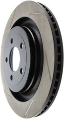 Stoptech - StopTech 2015 Ford Mustang GT w/ Brembo Brakes Right Rear Slotted Brake Rotor - Demon Performance