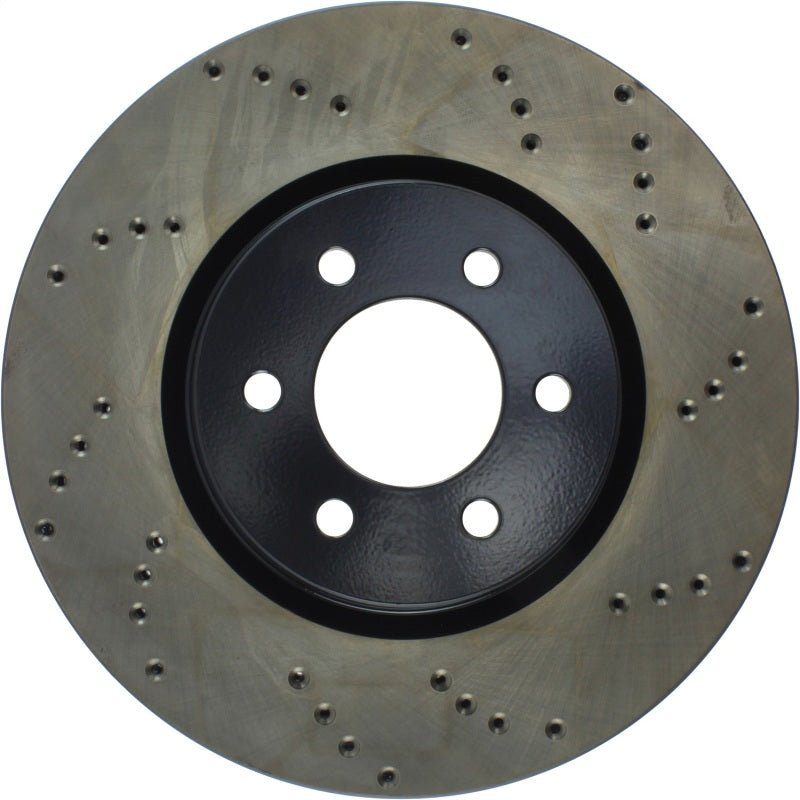 Stoptech - StopTech 92 - 02 Dodge Viper Drilled Front Left Cryo Rotor - Demon Performance