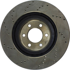 Stoptech - StopTech 92 - 02 Dodge Viper Drilled Front Left Cryo Rotor - Demon Performance