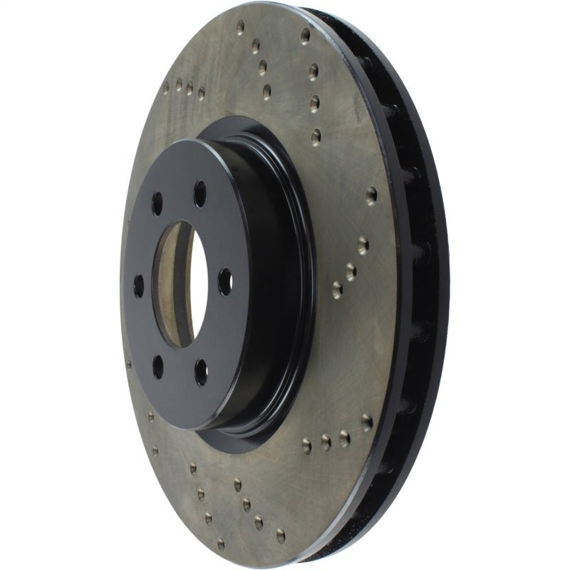 Stoptech - StopTech 92 - 02 Dodge Viper Drilled Front Left Cryo Rotor - Demon Performance