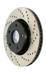 Stoptech - StopTech 92 - 02 Dodge Viper Drilled Front Right Cryo Rotor - Demon Performance