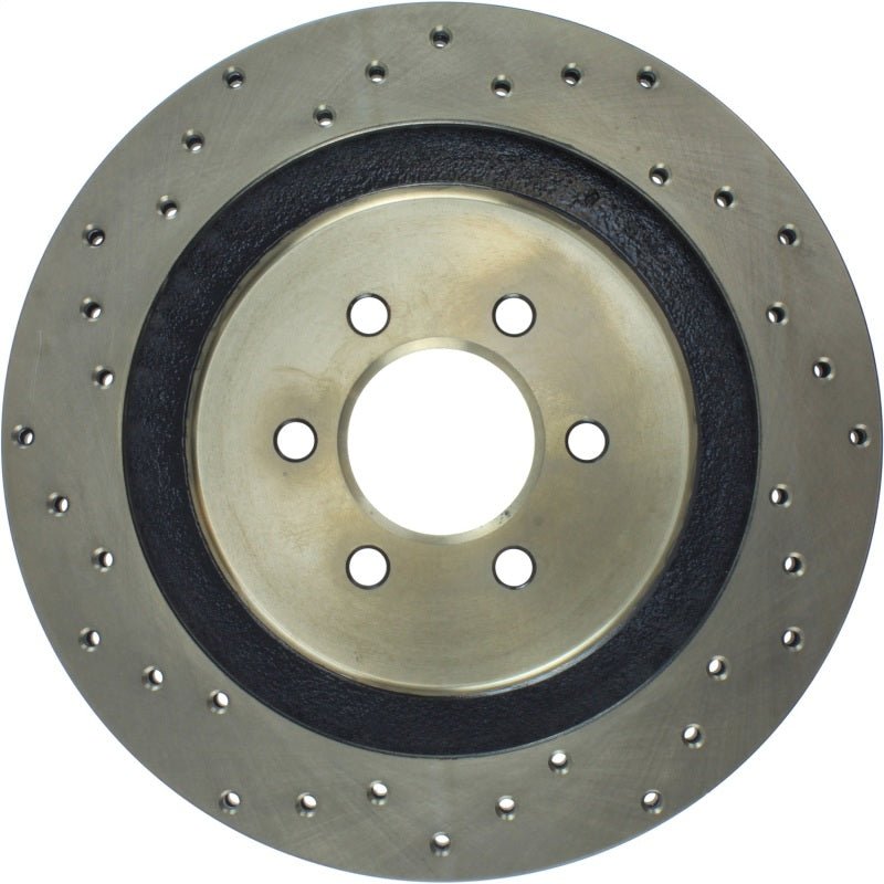 Stoptech - StopTech 92 - 02 Dodge Viper Drilled Rear Left Cryo Rotor - Demon Performance