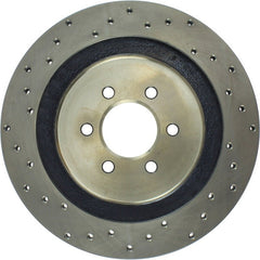 Stoptech - StopTech 92 - 02 Dodge Viper Drilled Rear Left Cryo Rotor - Demon Performance