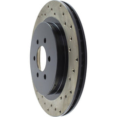 Stoptech - StopTech 92 - 02 Dodge Viper Drilled Rear Left Cryo Rotor - Demon Performance