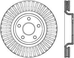 Stoptech - StopTech Drilled Sport Brake Rotor 11 - 17 Jeep Grand Cherokee (Excluding SRT8) - Demon Performance