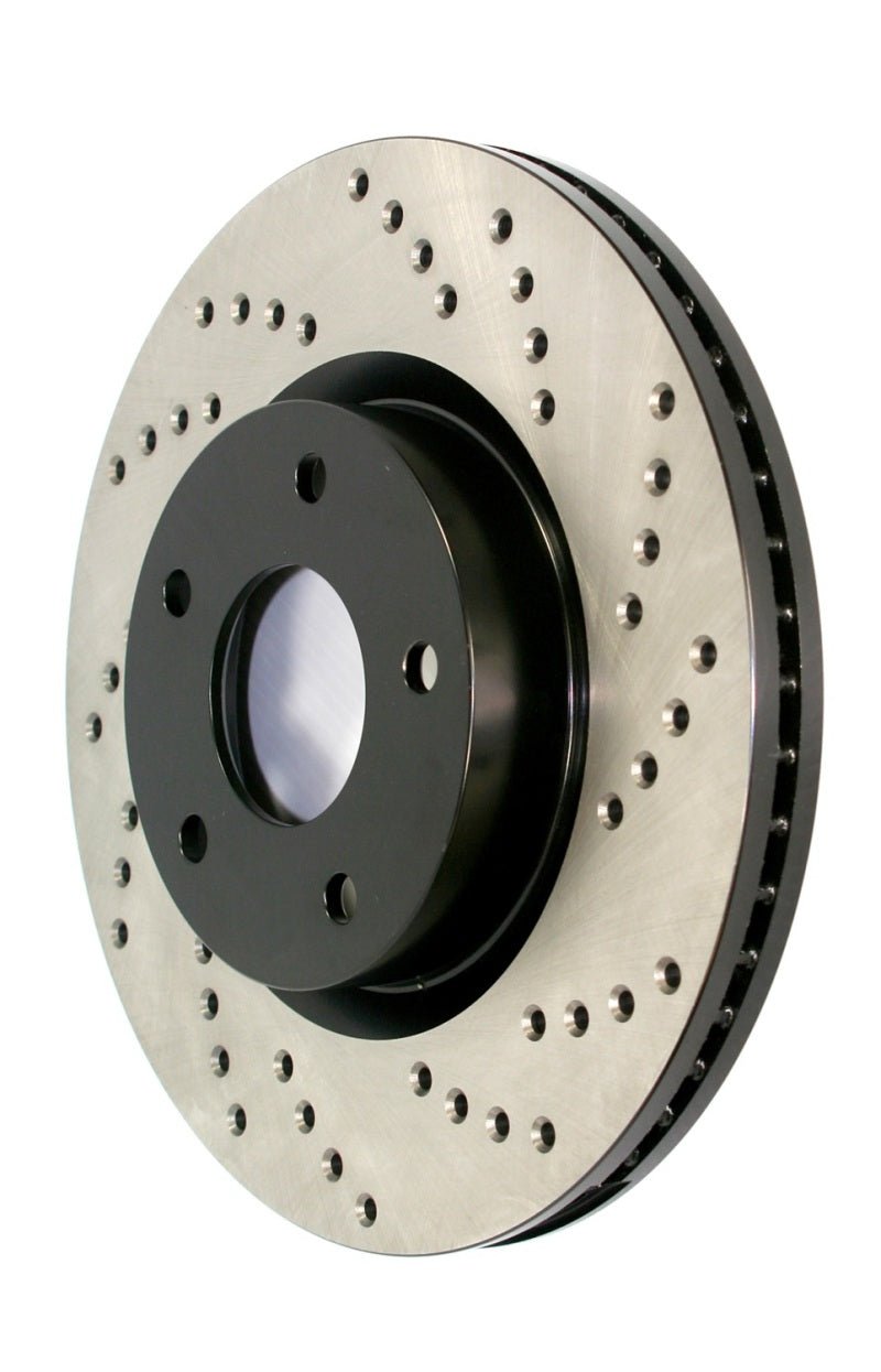 Stoptech - StopTech Drilled Sport Brake Rotor 11 - 17 Jeep Grand Cherokee (Excluding SRT8) - Demon Performance