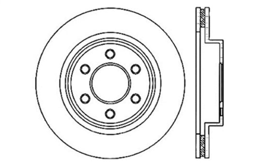 Stoptech - StopTech Drilled Sport Brake Rotor - Demon Performance