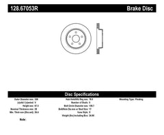 Stoptech - StopTech Drilled Sport Brake Rotor - Demon Performance