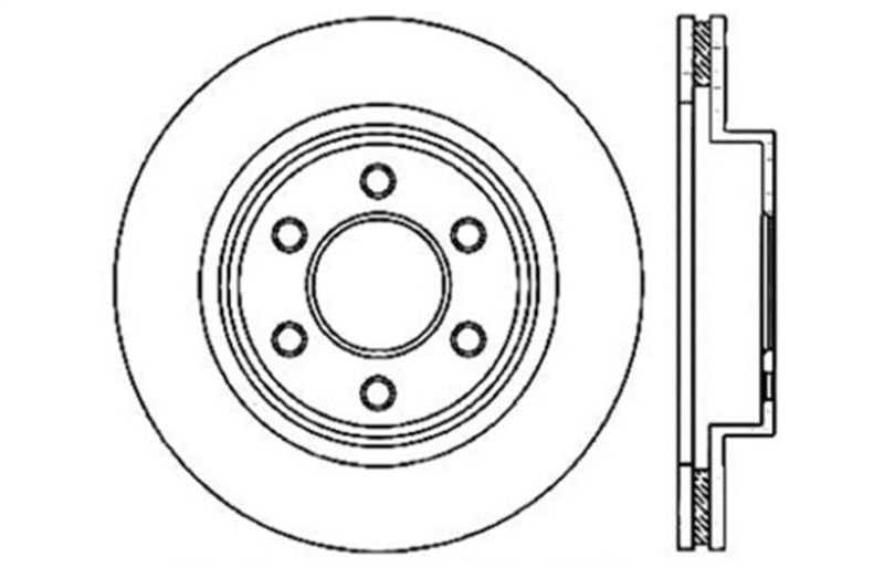 Stoptech - StopTech Drilled Sport Brake Rotor - Demon Performance