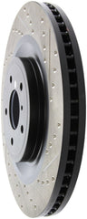 Stoptech - StopTech Infiniti G37 / Nissan 370Z SportStop Slotted & Drilled Front Left Rotor - Demon Performance