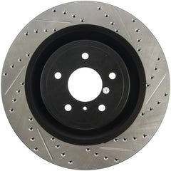 Stoptech - StopTech Infiniti G37 / Nissan 370Z SportStop Slotted & Drilled Front Left Rotor - Demon Performance